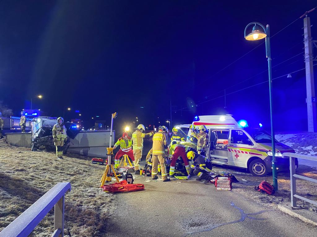 Schwerer Verkehrsunfall B320